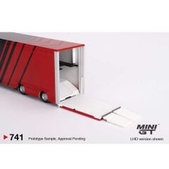 Mini GT 1/64 Mercedes-Benz Actros w/ Racing Transporter ''ADVAN'' MGT00741