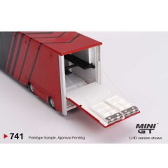Mini GT 1/64 Mercedes-Benz Actros w/ Racing Transporter ''ADVAN'' MGT00741