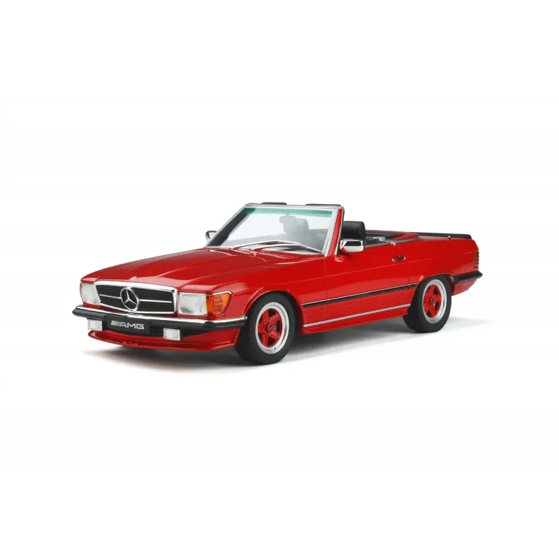 OTTO 1:18 Mercedes-Benz R107 500 SL AMG Kırmızı 1986