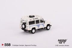 Mini GT 1:64 Land Rover Defender 110 1991 Safari Rally Martini Yarış Destek Aracı
