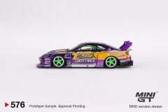 Mini GT 1:64 LB-Super Silhouette Nissan S15 SILVIA #555 2022 Formula Drift Japonya