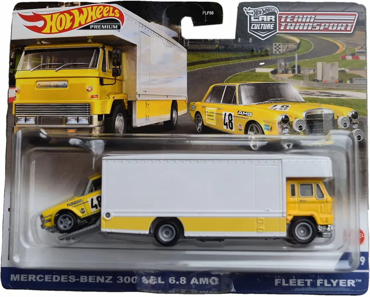 Hot Wheels Team Transport Premium Mercedes-Benz 300 SEL 6.8 AMG
