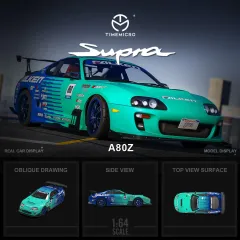 Time Micro 1:64 Ölçek - Toyota Supra JZA80 Falken Livery