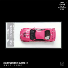 1: 64 Time Micro Nissan GTR R34 Pink Livery
