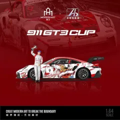 1/64 ModernArt Porsche 992 GT3 Team Betterlife #9 Ve Figür