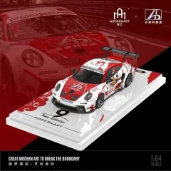 1/64 ModernArt Porsche 992 GT3 Team Betterlife #9 Ve Figür