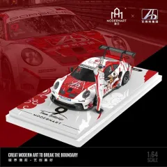 1/64 ModernArt Porsche 992 GT3 Team Betterlife #9 Ve Figür