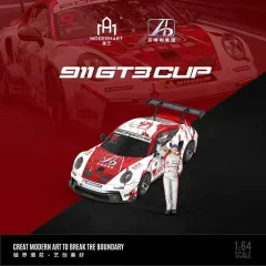 1/64 ModernArt Porsche 992 GT3 Team Betterlife #9 Ve Figür