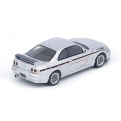 Inno 1/64 Nissan Skyline GT-R (R33) ''Tuned by Mine's'' Silver IN64-R33-MINES-S IN64-R33-MINES-S