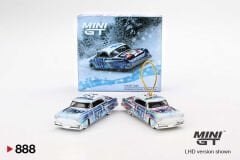 Mini GT 1/64 Lincoln Capri Christmas Hot Rod by Tim Sadchikov 2024 Christmas Edition
