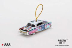 Mini GT 1/64 Lincoln Capri Christmas Hot Rod by Tim Sadchikov 2024 Christmas Edition