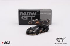 Mini GT 1:64 Lamborghini Aventador SVJ 63 Roadster Nero Aldebaran