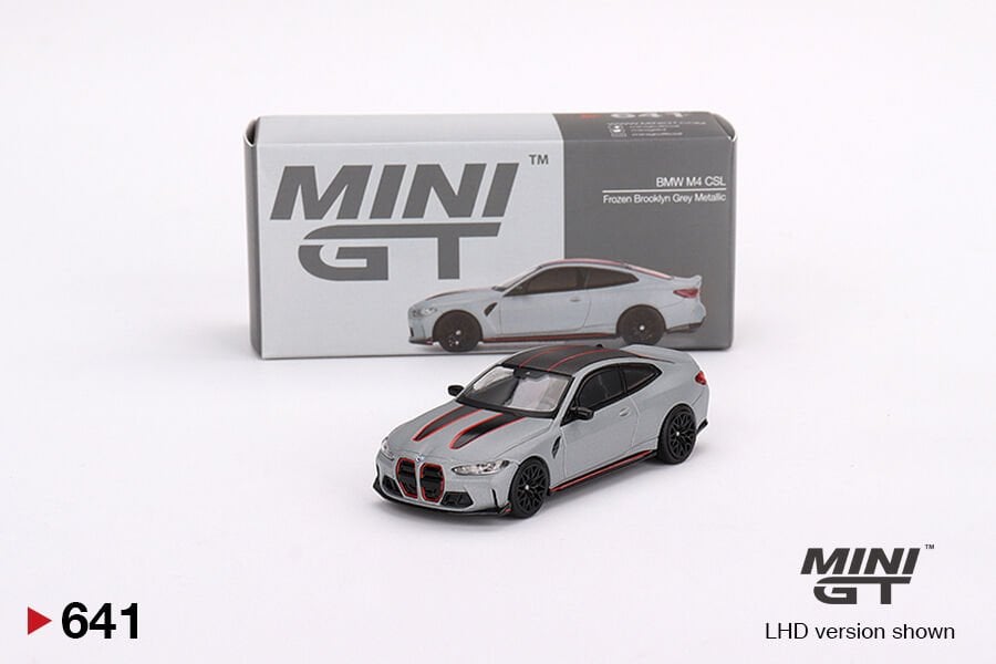 Mini GT 1:64 BMW M4 CSL Frozen Brooklyn Grey Metallic