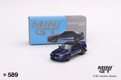 Mini Gt 1:64 Nissan Skyline GT-R Top Secret  VR32 Metallic Blue