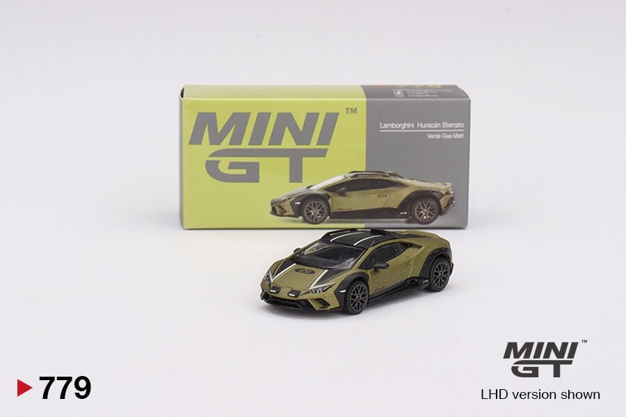 Mini GT 1:64 Lamborghini Huracán Sterrato Verde Gea Matt