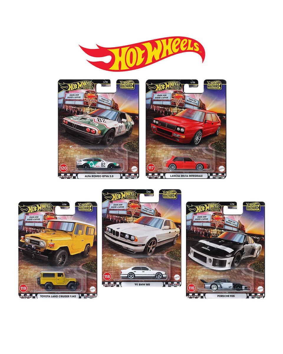 1:64 Hot Wheels Premium Boulevard 2025 - Mix 1A set