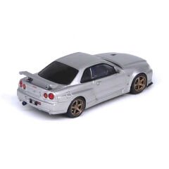 Inno 1/64 NISSAN SKYLINE GT-R (R34) V-Spec II Silver
