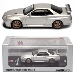 Inno 1/64 NISSAN SKYLINE GT-R (R34) V-Spec II Silver