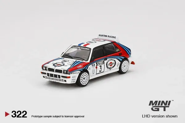 MINI GT 1/64 Lancia Delta HF Integrale Evoluzione 1992 Ralli 1000 Lakes Winner #3