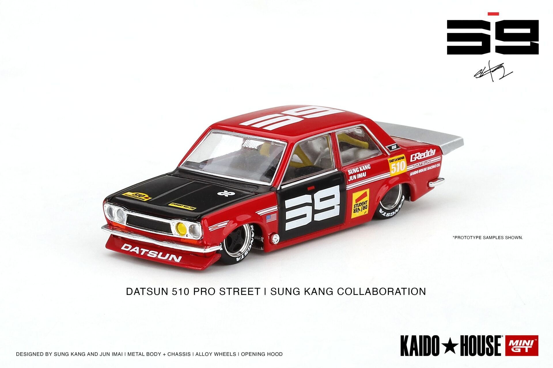 1:64 Kaido Datsun Pro Street SK510 Red