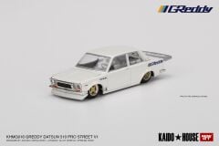 1:64 Kaido Datsun 510 Pro Street GREDDY Pearl White