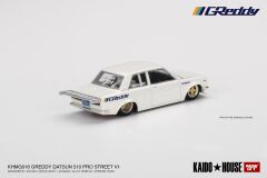 1:64 Kaido Datsun 510 Pro Street GREDDY Pearl White