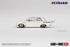 1:64 Kaido Datsun 510 Pro Street GREDDY Pearl White