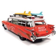 1:18 New Auto World 1959 Cadillac Eldorado Ambulance Surf Shark AW312