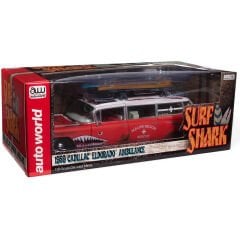 1:18 New Auto World 1959 Cadillac Eldorado Ambulance Surf Shark AW312