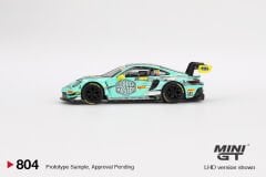 Mini GT 1:64 Porsche 911 GT3 R #28 HubAuto Racing 2023 FIA GT Dünya Kupası 70. Makao Grand Prix Mini GT 804