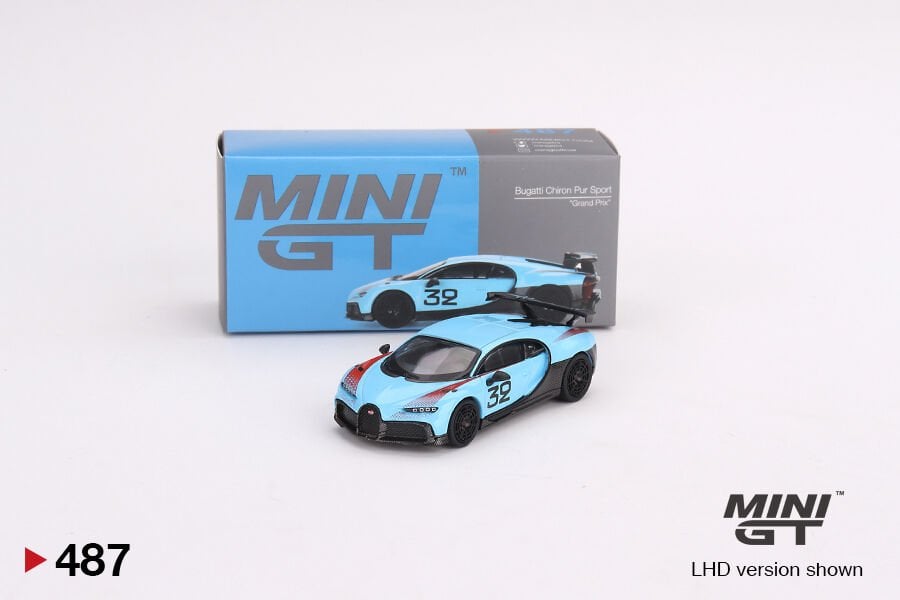 Mini Gt 1:64 Bugatti Chiron Pur Sport Mini GT 487