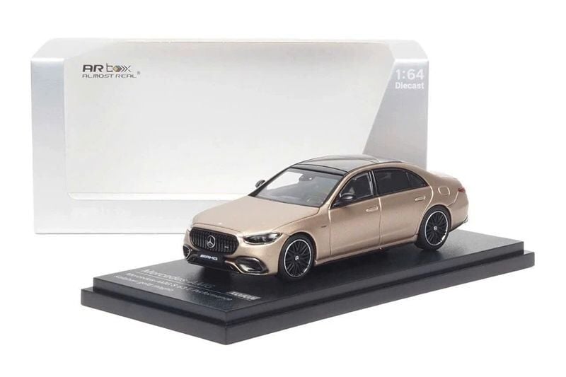 Almost Real 1:64 Mercedes - AMG S63 E Performance 2023 Kalahari Gold Magno