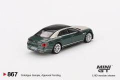 Mini GT 1/64 Bentley Flying Spur White Sand Verdant MGT00867