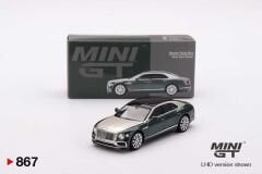 Mini GT 1/64 Bentley Flying Spur White Sand Verdant MGT00867