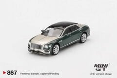 Mini GT 1/64 Bentley Flying Spur White Sand Verdant MGT00867