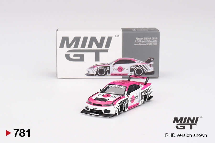 Mini GT  1/64 Nissan LB-Super Silhouette S15 SILVIA Auto Finesse SEMA 2023 MGT00781