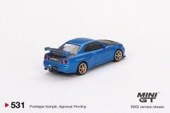 Mini GT Nissan Skyline GT-R (R34) Top Secret Bayside Blue MGT00531