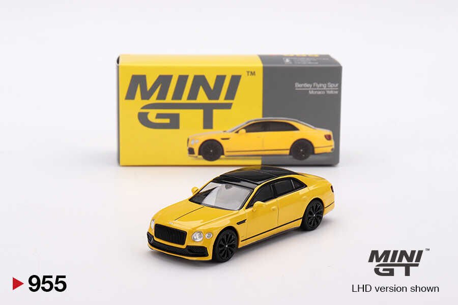 Mini GT 1/64 Bentley Flying Spur Monaco Yellow MGT00955