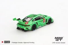 Mini GT 1/64 Porsche 911 GT3 R AO Racing 2024 IMSA Daytona 24 Hrs GTD Pro 2nd Plac MGT00889