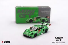 Mini GT 1/64 Porsche 911 GT3 R AO Racing 2024 IMSA Daytona 24 Hrs GTD Pro 2nd Plac MGT00889