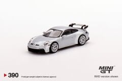 Mini GT 1/64 Porsche 911 (992) GT3 GT Silver Metallic
