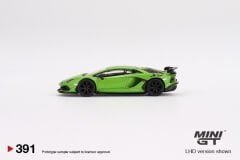 Mini Gt 1/64 Lamborghini Aventador SVJ Verde Mantis MGT00391