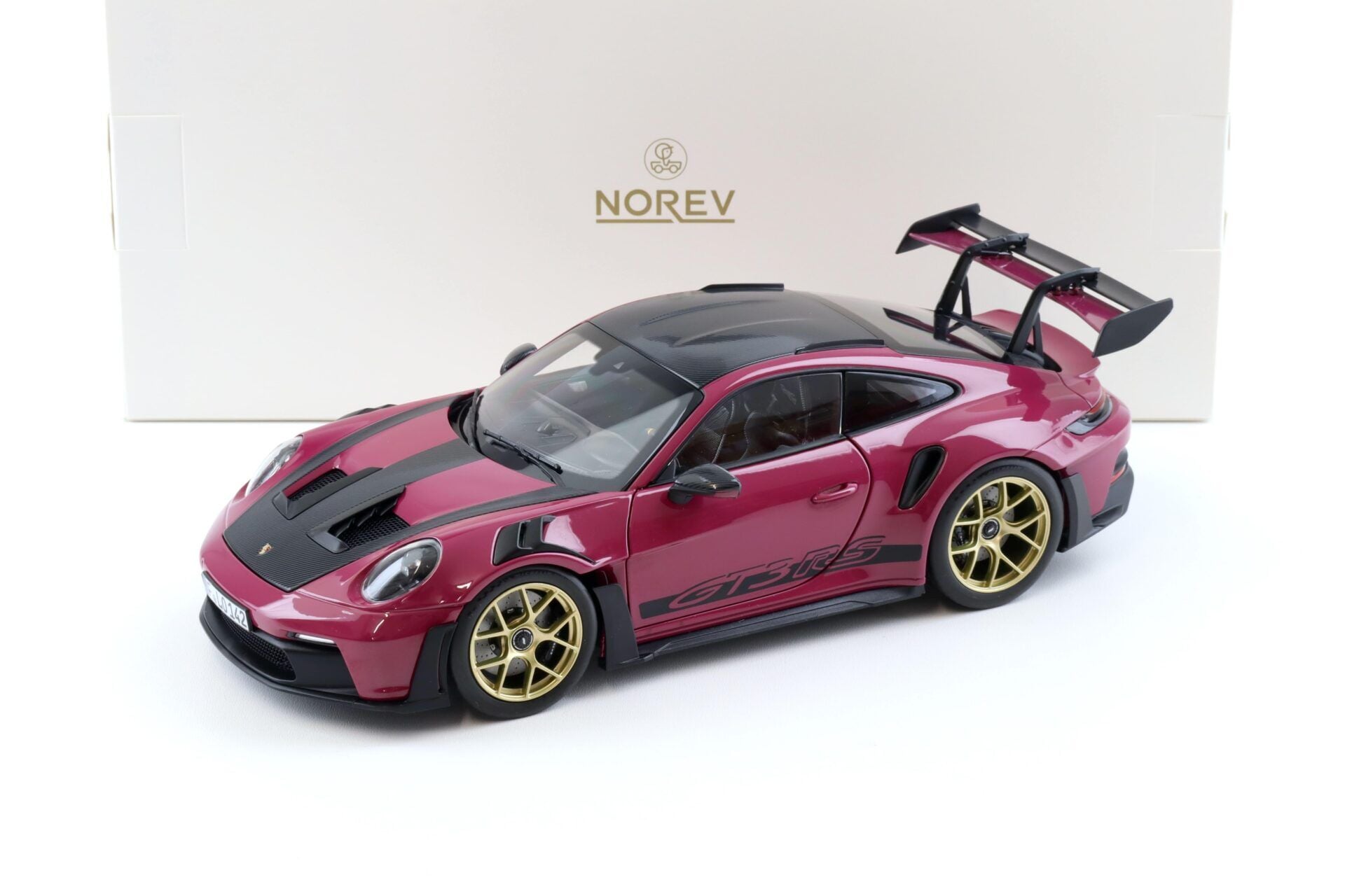 1:18 Norev Porsche 911 992 GT3 RS Weissach Paketi 2022 Ruby Star 187370