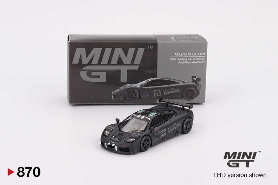 Mini GT 1/64 McLaren F1 GTR 1995 Le Mans 24Hr Winner Post-Race Weathered MGT00870