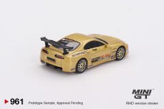 Mini GT 1/64Toyota Supra (A80) Top Secret GT-300 Top Secret Gold