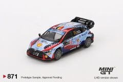 Mini Gt 1/64 Hyundai i20 N Rally1 Hybrid #11 2024 Rallye Monte-Carlo Winner