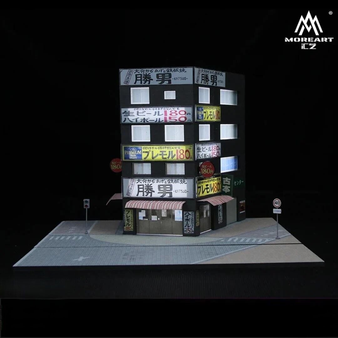 MoreArt 1:64 Katsuo Teppanyaki Scene Diorama