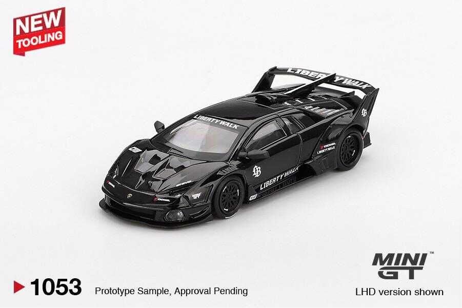 Mini GT 1/64 Lamborghini LB-Silhouette WORKS MURCIELAGO GT Evo Black MGT01053