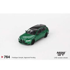 Mini GT 1/64 BMW M3 Competition Touring Isle of Man Green Metallic MGT00764