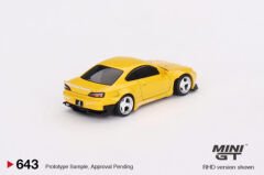 Mini GT 1/64 Nissan Silvia (S15) Rocket Bunny Bronze Yellow MGT00643